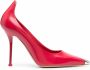 Alexander McQueen Leren pumps Rood - Thumbnail 1