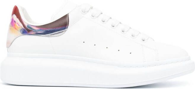 Alexander McQueen Leren sneakers Wit