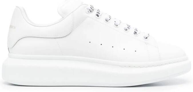 Alexander McQueen Leren sneakers Wit