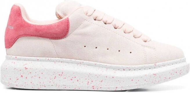 Alexander McQueen Oversized low-top sneakers Roze