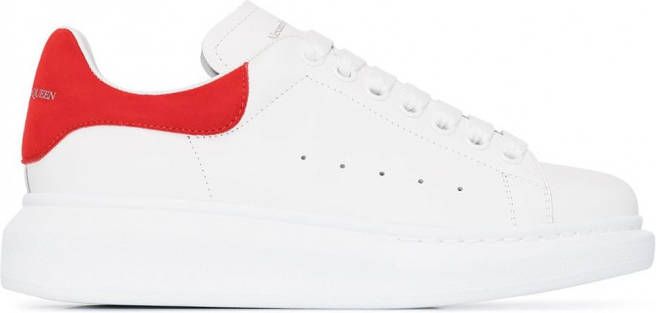 Alexander McQueen Oversized low-top sneakers Wit