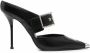 Alexander McQueen Pumps met metalen neus Zwart - Thumbnail 1