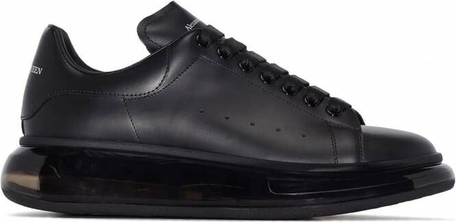 Alexander McQueen Sneakers met doorzichtige zool Zwart