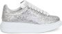 Alexander McQueen Sneakers met logo reliëf Metallic - Thumbnail 1