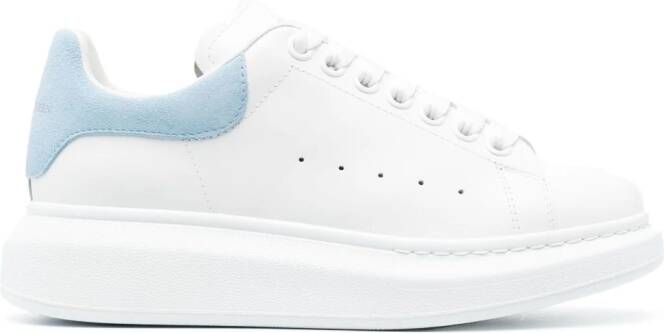 Alexander McQueen Sneakers met suède vlakken Wit