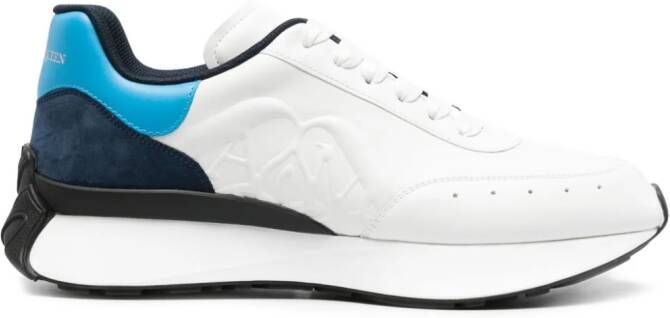 Alexander McQueen Sprint Runner leren sneakers Wit