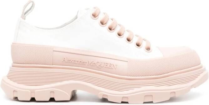 Alexander McQueen Tread Slick chunky sneakers Wit