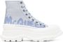 Alexander McQueen Tread Slick high-top sneakers Blauw - Thumbnail 1