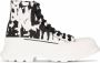 Alexander McQueen Treadslick sneakers met graffiti-print Wit - Thumbnail 1