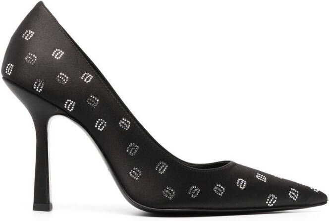 Alexander Wang Pumps verfraaid met monogram Zwart