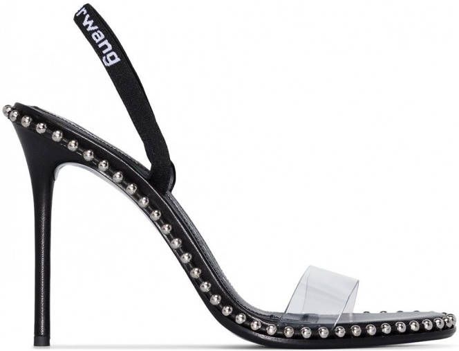 Alexander Wang Nova 105 mm sandalen met studs Zwart