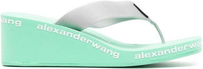 Alexander Wang Sandalen met sleehak Groen