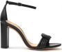 Alexandre Birman Vicky leren sandalen Zwart - Thumbnail 1