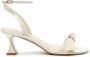 Alexandre Birman Clarita Bell 60 mm sandalen Wit - Thumbnail 1