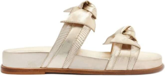 Alexandre Birman Maxi Clarita sandalen Goud