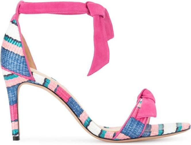 Alexandre Birman Sandalen met gestreepte zool Roze