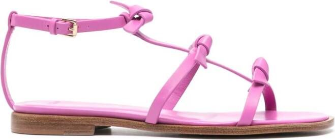 Alexandre Birman Slim Lolita leren sandalen Roze