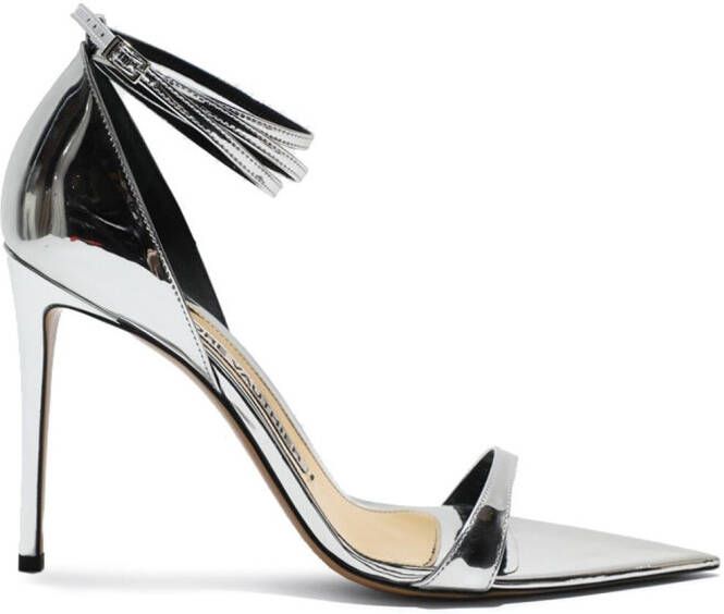 Alexandre Vauthier Metallic sandalen Zilver