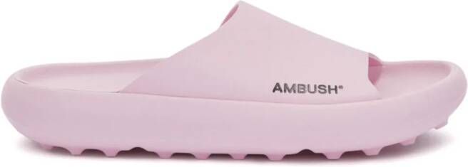 AMBUSH Sandalen met logoprint Roze