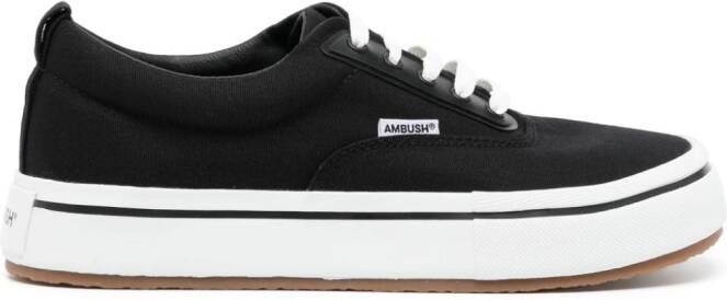 AMBUSH Vulcanized canvas sneakers Zwart