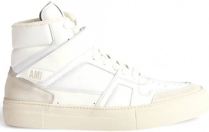 AMI Paris High-top sneakers Wit