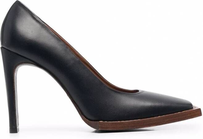 AMI Paris Pumps met vierkante neus Zwart