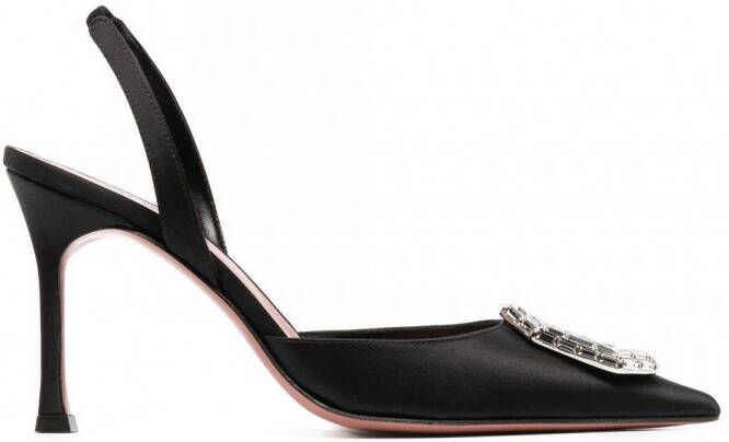 Amina Muaddi Camelia pumps Zwart