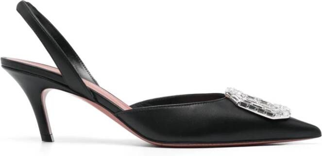 Amina Muaddi Camelia Sling pumps Zwart