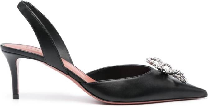 Amina Muaddi Rosie slingback pumps Zwart