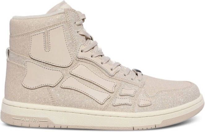 AMIRI Crystal high-top sneakers Beige