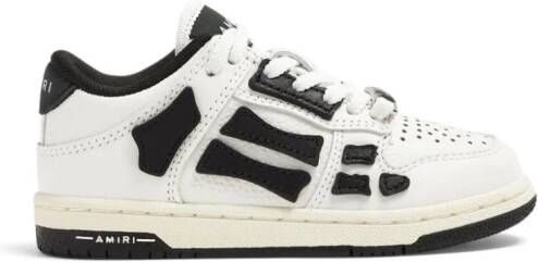 AMIRI Leren sneakers met logoplakkaat Wit