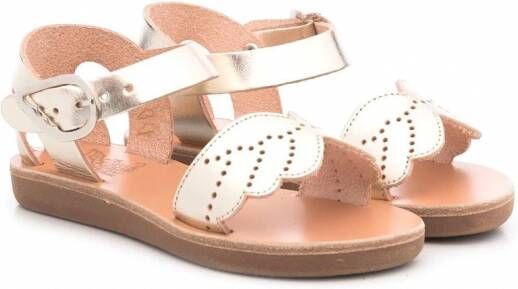 ANCIENT GREEK SANDALS KIDS Andromeda sandalen met open neus Goud