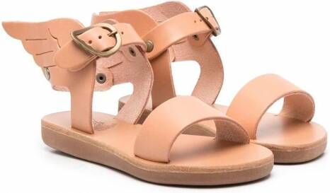 ANCIENT GREEK SANDALS KIDS Ikaria sandalen met open neus Beige