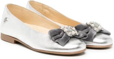 ANDANINES Ballerina's met strik-detail Goud