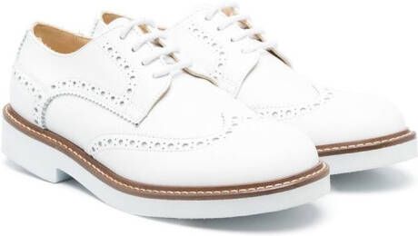 Andrea Montelpare Leren brogues Wit