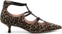 Anna F. 1376 50 pumps met luipaardprint Beige - Thumbnail 1