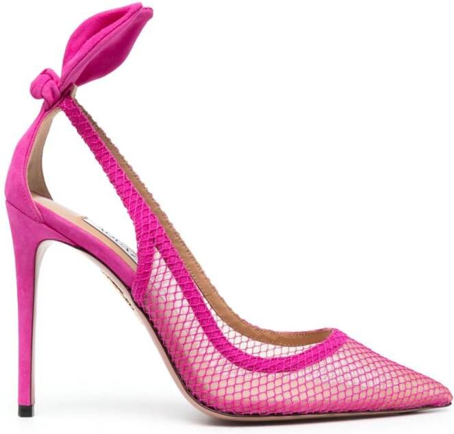 Aquazzura Bow Tie pumps Roze