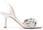 Aquazzura Galactic Flower sandalen Wit - Thumbnail 1