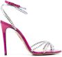 Aquazzura Sandalen verfraaid met edelsteen Roze - Thumbnail 1