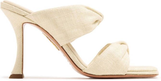 Aquazzura Sandalen met gedraaid bandje Beige