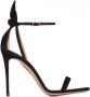 Aquazzura Sandalen met strik Zwart - Thumbnail 1