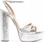 Aquazzura Sinner sandalen met plateauzool Zilver - Thumbnail 1