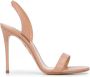 Aquazzura Slingback leren sandalen Roze - Thumbnail 1