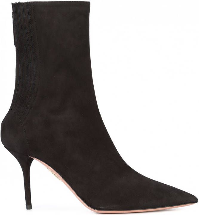 Aquazzura stiletto ankle boots Zwart