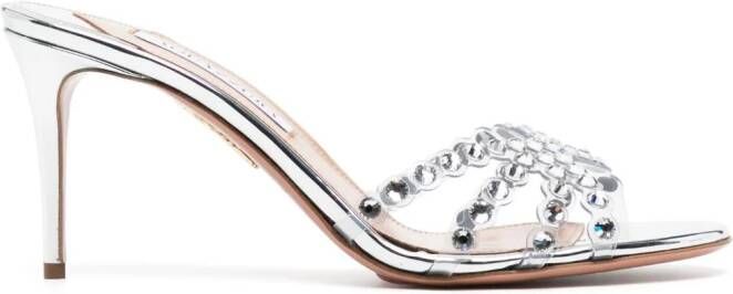 Aquazzura Tequila muiltjes Zilver