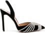 Aquazzura Ursina pumps met kristal Zwart - Thumbnail 1