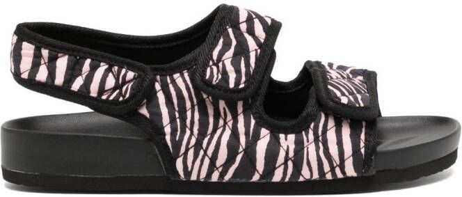 Arizona Love Apache sandalen met zebraprint Zwart