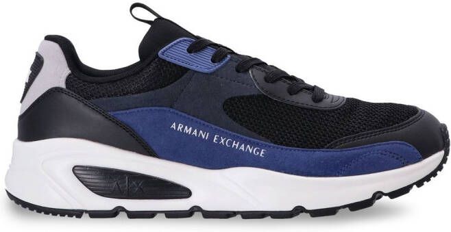 Armani Exchange Sneakers met logoprint Blauw