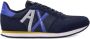 Armani Exchange Sneakers met logoprint Blauw - Thumbnail 1