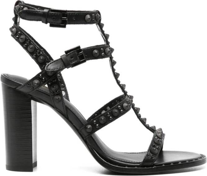 Ash Kabuki 100 sandalen met studs Zwart